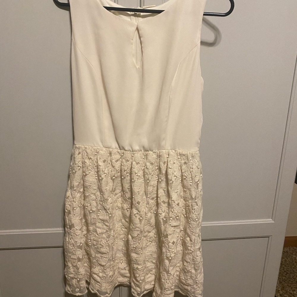 Pink owl lace dress size medium